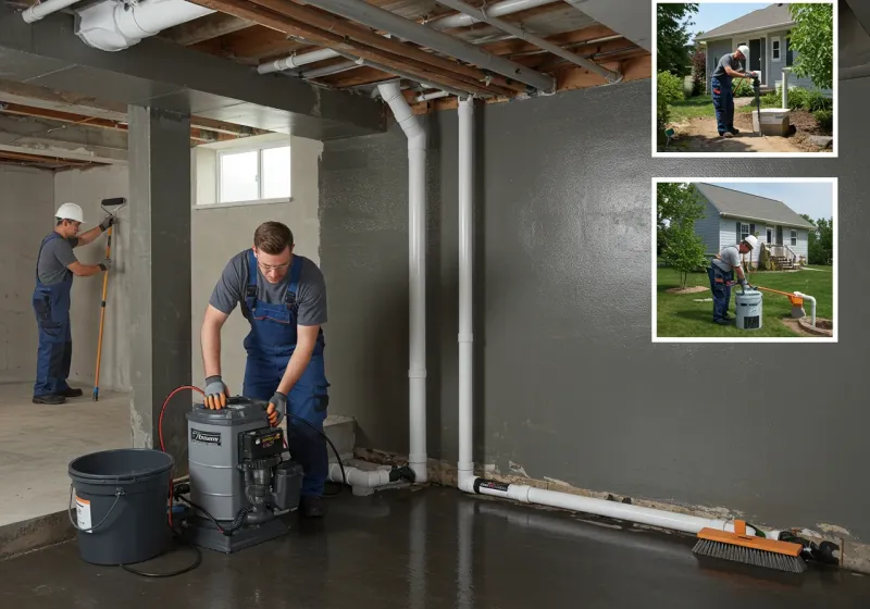 Basement Waterproofing and Flood Prevention process in Pendleton, IN